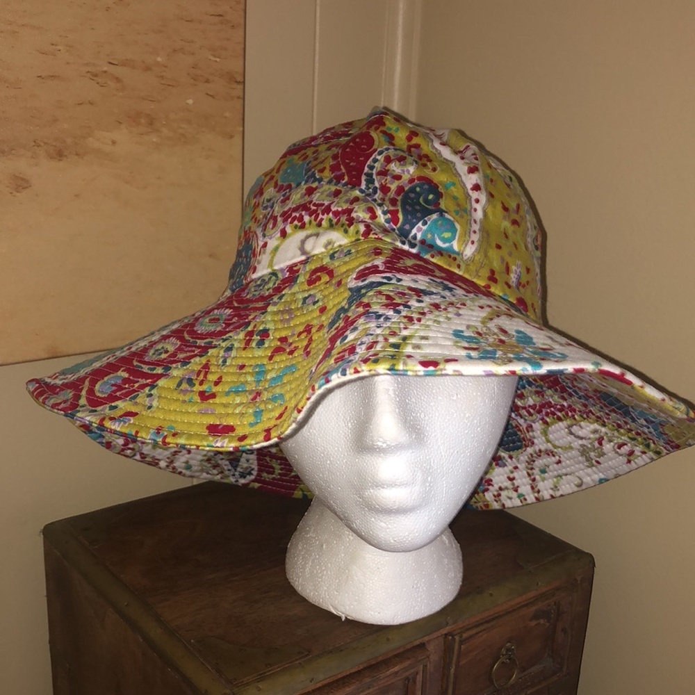 Womanswork Paisley Bucket Dun Hat wide brim